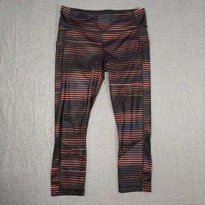 Lululemon Pace Rival Crop (Full-On Luxtreme) size 6 striped